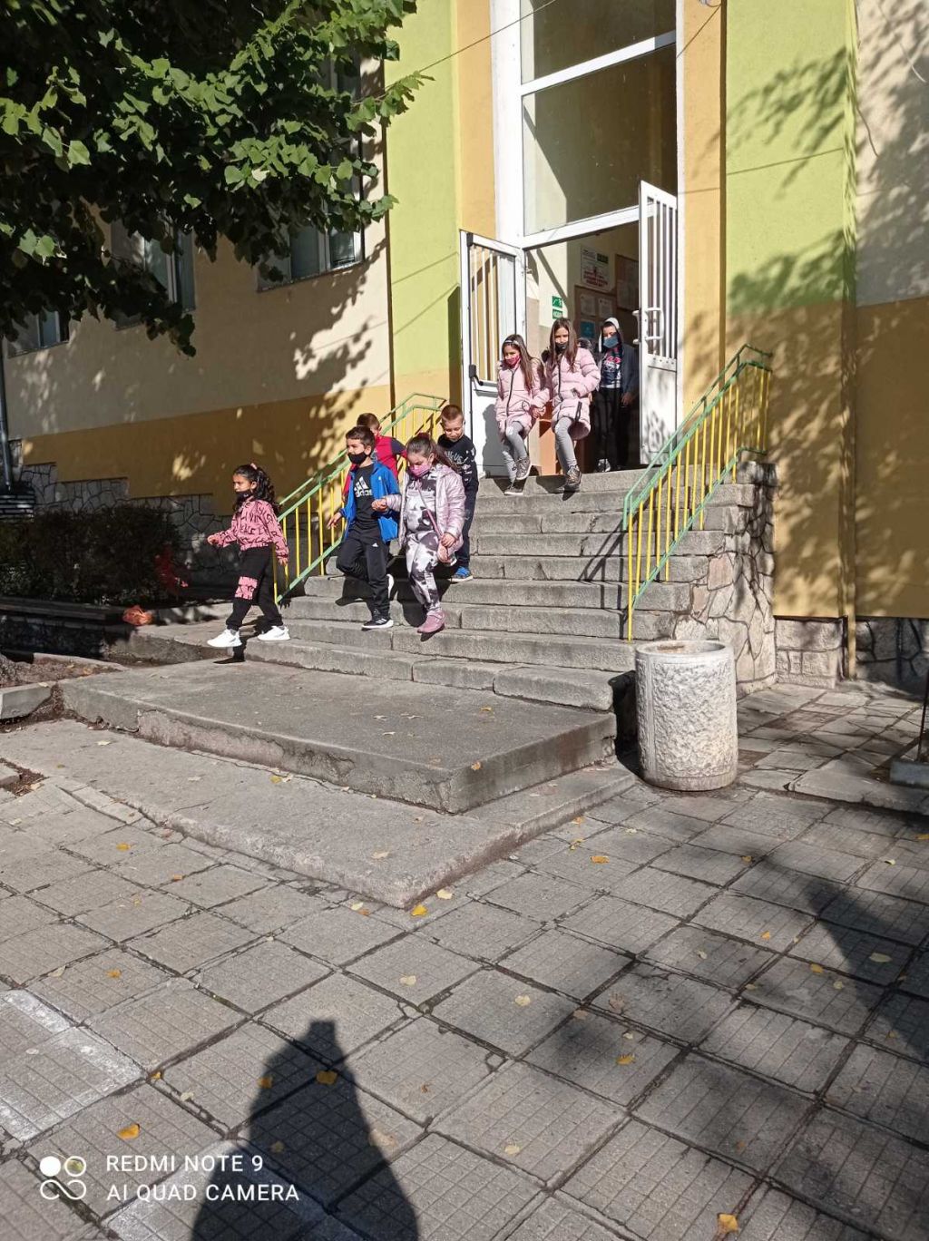 Тренировъчно занятие "Евакуация при пожар" - НУ Паисий Хилендарски - Стрелча