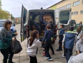 Акция за събиране на хартия във връзка с 22 април- Денят на Земята - НУ Паисий Хилендарски - Стрелча